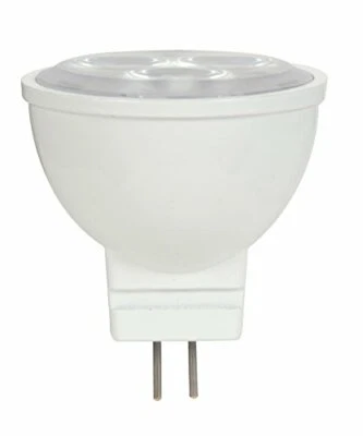 Satco S9281 LED MR11 25000 Average Rated Hours 220 lm Gu4 Base Light Bulb, 3W - Image 1 of 3