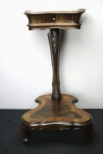 MOBILETTO 1940/1950 CIRCA PER INGRESSO O SALOTTO IN LEGNO MASSELLO INTARSIATO