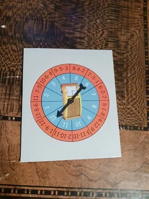 Vintage 1962 Dick Tracy Board Game Spinner Master Detective Replacement Part - Image 1 of 3