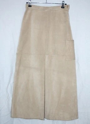 TOMMY HILFIGER 100% Leather Suede High Waist Skirt, Very Good Condition, US 2 - Image 1 of 4