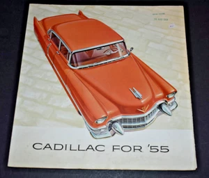 *Original* 1955 Large Cadillac Foldout Auto Sales Brochure - Picture 1 of 3