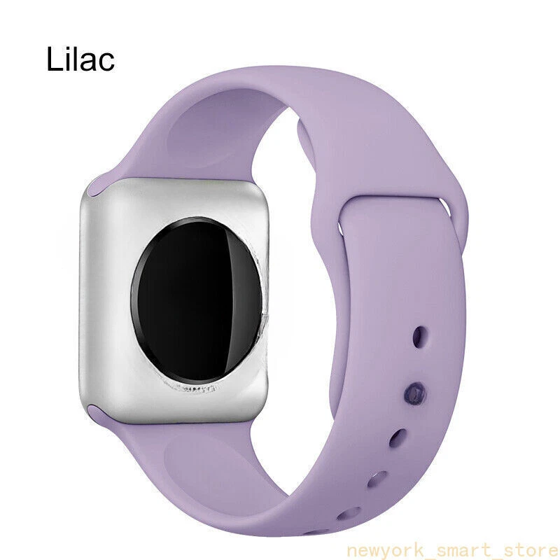 Silicone Band Strap For Apple Watch iWatch Ultra 3 2 SE 11 10 9 8 7 6 54 38-49mm - Image 1 of 4