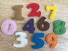 Edible sugarpaste numbers - Cake Topper multi colours