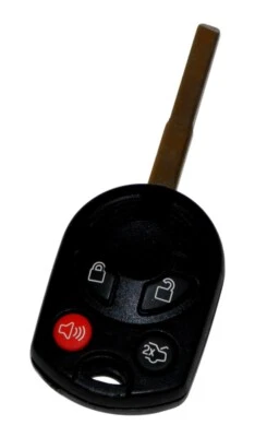 Genuine Ford 2-164-R8046 High Security 4-Button Remote Key Fob 2164R8046 - Image 1 of 2