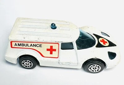 Vintage 1978 Corgi Junior Healer Wheeler Ambulance White Diecast 3” Toy - Image 1 of 4