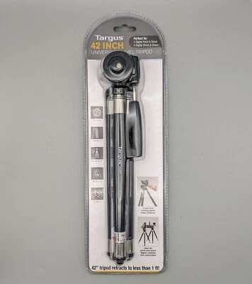 New Targus 42" Universal Travel Tripod Compact Retract TG-42TT - Image 1 of 4