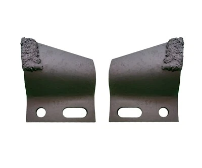 1RH + 1LH Cupped Trenching Tooth 136024 & 136025, fits 1.65", 1.75" Pitch - Image 1 of 3