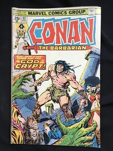 Marvel Comics Group Conan The Barbarian No. 52  1975 Comic Book - Picture 1 of 3