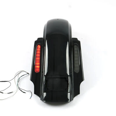 Guardabarros trasero extendido CVO con LED para Harley Street Road Glide 2009-2020 Foto 1 de 4