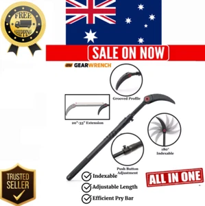 20-33 inch Extendable Indexing Pry Bar Adjustable Indexable Head Tool GearWrench - Picture 1 of 8
