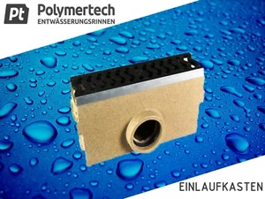 Einlaufkasten Polymerbeton Gussabdeckrost Stahlzarge  Kl.B-125 bis 12,5 T - Bild 1 von 5