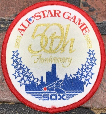 1983 MLB All Star Game In Chicago IL White Sox Comiskey Park Jersey Logo Patch - Image 1 of 4