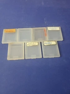ORIGINAL 7 Gameboy Game Boy Cover Cases Vintage Nintendo oem - Picture 1 of 4