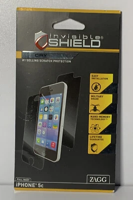 Brand New Zagg Invisible Shield Dry Full Body Screen Protector for iPhone 5C - Image 1 of 4