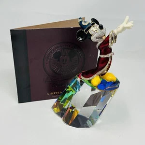 Disney Arribas Brothers Sorcerer Mickey Figurine LE Crystal Prism Base MIB - Picture 1 of 23