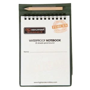 25 A6 Page Waterproof Notepad/Notebook15X10.5cm CADETS with pencil - Picture 1 of 1