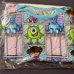 Oak + Ollie Bamboo long sleeve pajama set. 9T. Monsters Inc. - Picture 1 of 2