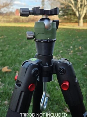 BOG Death Grip Tripod Complete Adapter Kit w/ 35MM Ball Head, 1" Riser, ARCA