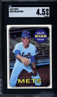 1969 Topps # 533  Nolan Ryan New York Mets SGC 4.5
