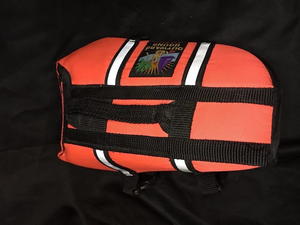 Outward Hound Pet Gear Neon Orange Dog Life Jacket Water Vest.Measurement In Pic - Image 1 of 4