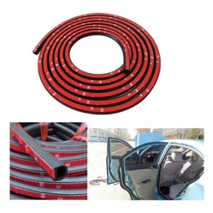 4M D Shape Door Rubber Weather Seal Hollow Strip Weatherstrip Car Accessories - Picture 1 of 11