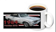 1964 Pontiac GTO Convertible Muscle Car Design 11oz. Ceramic Coffee Mug