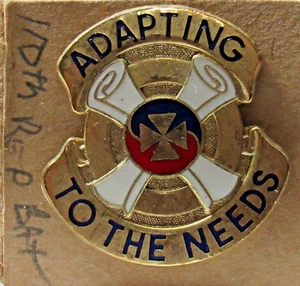 110th Replacement Battalion Crest DI/DUI CB NS Meyer HM - Picture 1 of 2