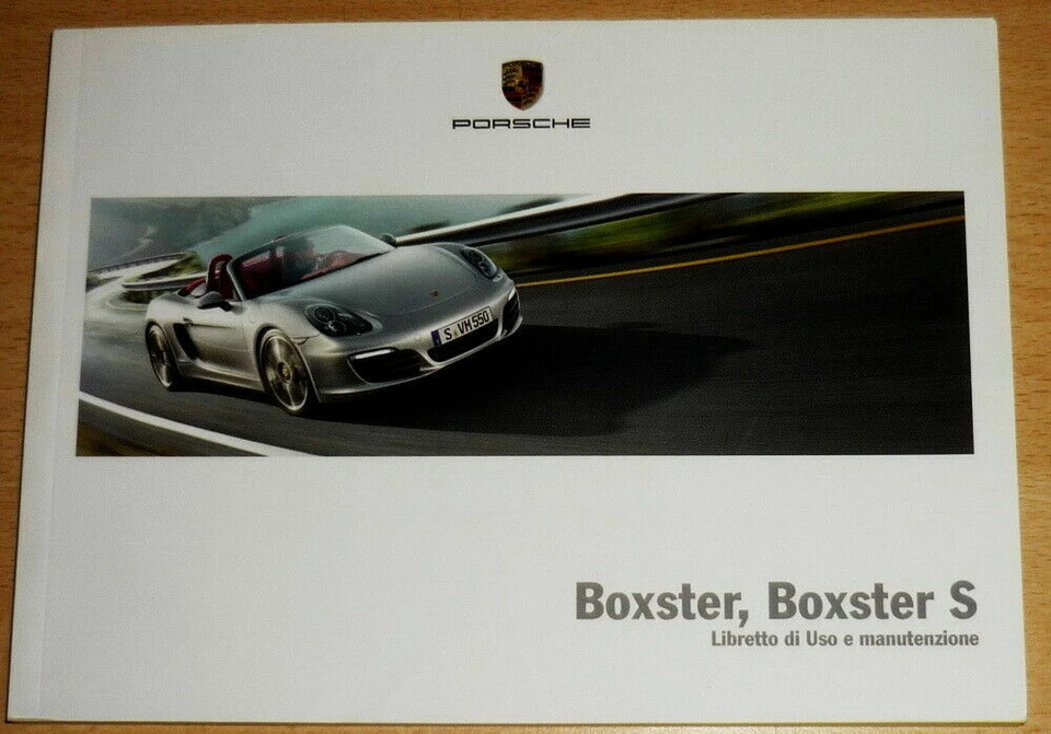 Uso manutenzione Porsche 981 Boxster e Boxster S,anno 2013 - Immagine 1 di 1