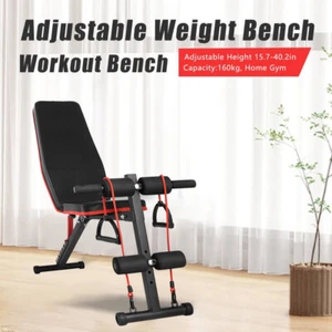 Foldable Dumbbell Bench Weight Training Fitness 6 Incline Adjustable Workout Gym - Picture 1 of 14
