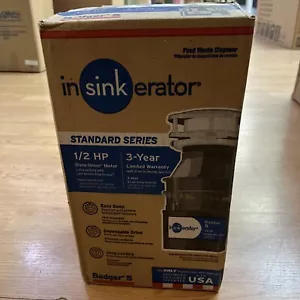 InSinkErator Badger 5 Food Waste Disposer 1/2HP Standard Series ~ NEW IN BOX - Picture 1 of 4