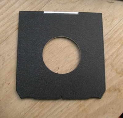 pattern  wista linhof  fit  Lens board copal 1 centre hole Horseman badge - Image 1 of 3