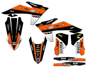 2023-2024 SX RICOCHET Orange Senge Graphics Kit Compatible with KTM - Picture 1 of 10