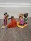 Disney Animator Collection Lot Of 4 Figurine Mini Princesses Doll 3" 