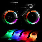 4-12X LED Fahrrad Speichenlicht Reflektoren Beleuchtung Radfahren Speichen Licht