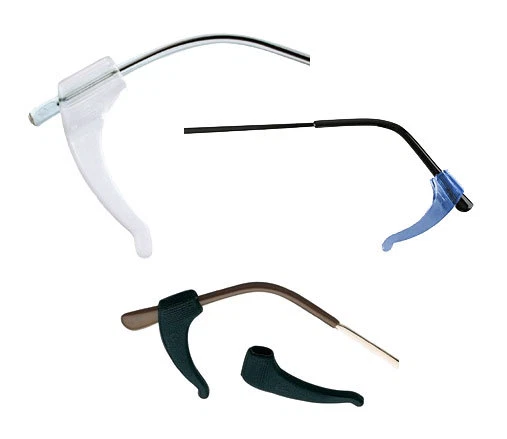 MARKENLOS Anti-Rutsch Sportbügelenden / Fassungshalter zum Aufstecken 5,9 x 2,7mm | NEU