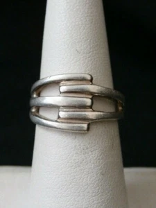 Unique Vintage Sterling Silver Southwestern Ring. Size 6.5 Make Offer #650 - Picture 1 of 6