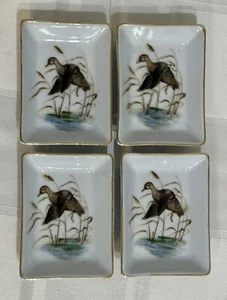 Menge 4 Vintage ATC Super Deluxe Automatische Zigarette Vier Aschenbecher Japan Fasan. - Bild 1 von 2