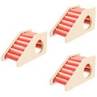 3 Pack Hamster Toy Rabbit Hideout Accessories for Cages Delicate