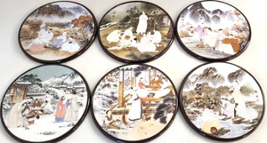 Korean Genre Picture Coasters 6 Designs Cork Back Hongpa Kim Jong Rae Made Korea - Picture 1 of 19