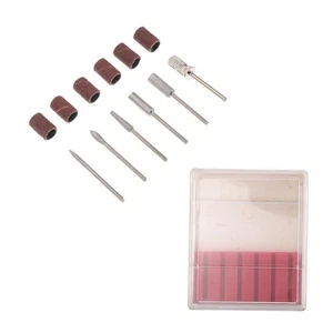 Set 6 Pezzi Punte per Unghie Manicure Pedicure con Fasce Levigatrici per Elettrico - Foto 1 di 12