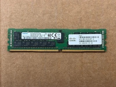 Memoria RAM de servidor Samsung 32 GB DDR4 PC4-2933Y ECC RDIMM M393A4K40CB2-CVFBY Foto 1 de 4