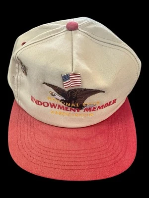 De colección Años 90 NRA National Rifle Endowment Miembro Armas de Fuego Snapback Sombrero Gorra Prendedores Foto 1 de 4