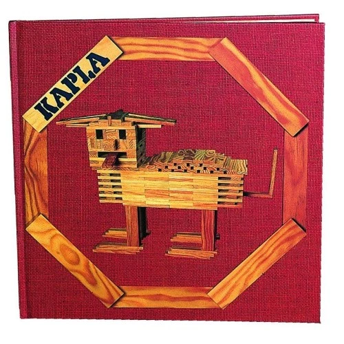 KAPLA Buch Nr. 1 Tiere und verschiedene Konstruktionen (rot)