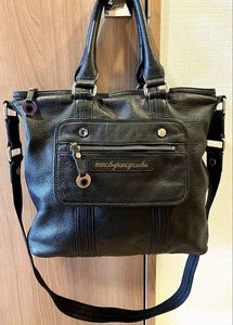 Marc Jacobs Genuine Leather Shoulder Tote Bag 2-Way - Picture 1 of 8