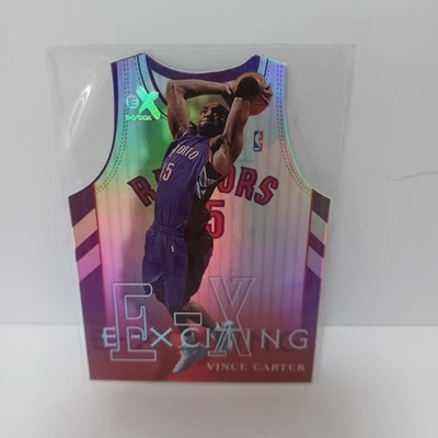 1999-00 Skybox E-X E-Xciting Vince Carter 2 of 10 XCT HOF - Image 1 of 4