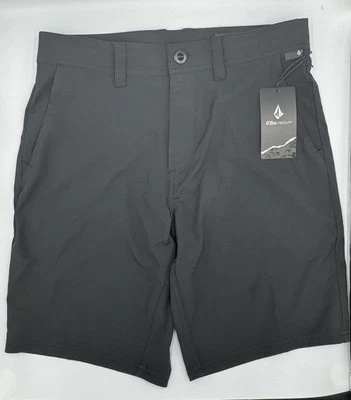 Volcom Frickin Cross Shred 20" Hybrid Shorts - Men’s - Black- Size 31 - Image 1 of 4