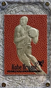 1997 FLEER 23KT GOLD BASKETBALL TEXTURE E-X2000 KOBE BRYANT RC - Picture 1 of 2