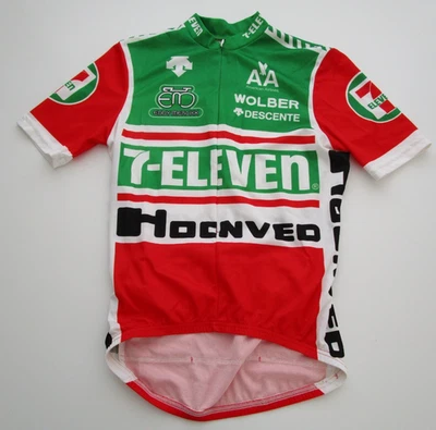 Camiseta de ciclismo para hombre pequeña Descente 7 Eleven Hoonved 7 11 Foto 1 de 4