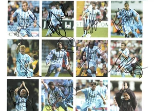 COVENTRY CITY SIGNED A4 (12x8) CALENDAR PICTUREx10+COA *SHAW*McSHEFFREY*ADEBOLA* - Picture 1 of 1