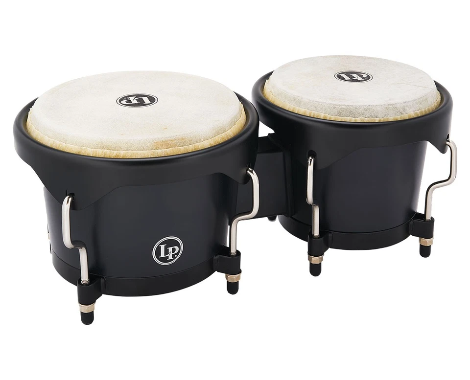 Bongo de percusión latina LP601D-OX-K Discovery 6 1/4" y 7 1/4" con bolsa - ónix Foto 1 de 1